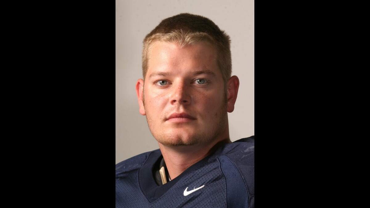 Jeff Parks is pictured in his Western Washington University football uniform in 2004.