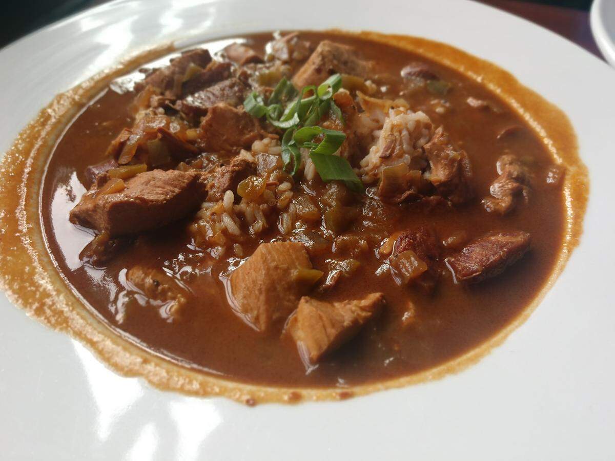 Chicken and sausage gumbo from Doyle’s Public House in Tacoma.