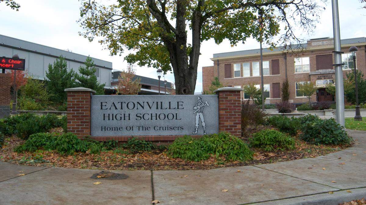A 16-year-old Eatonville High School student died following a single-car crash on Monday.