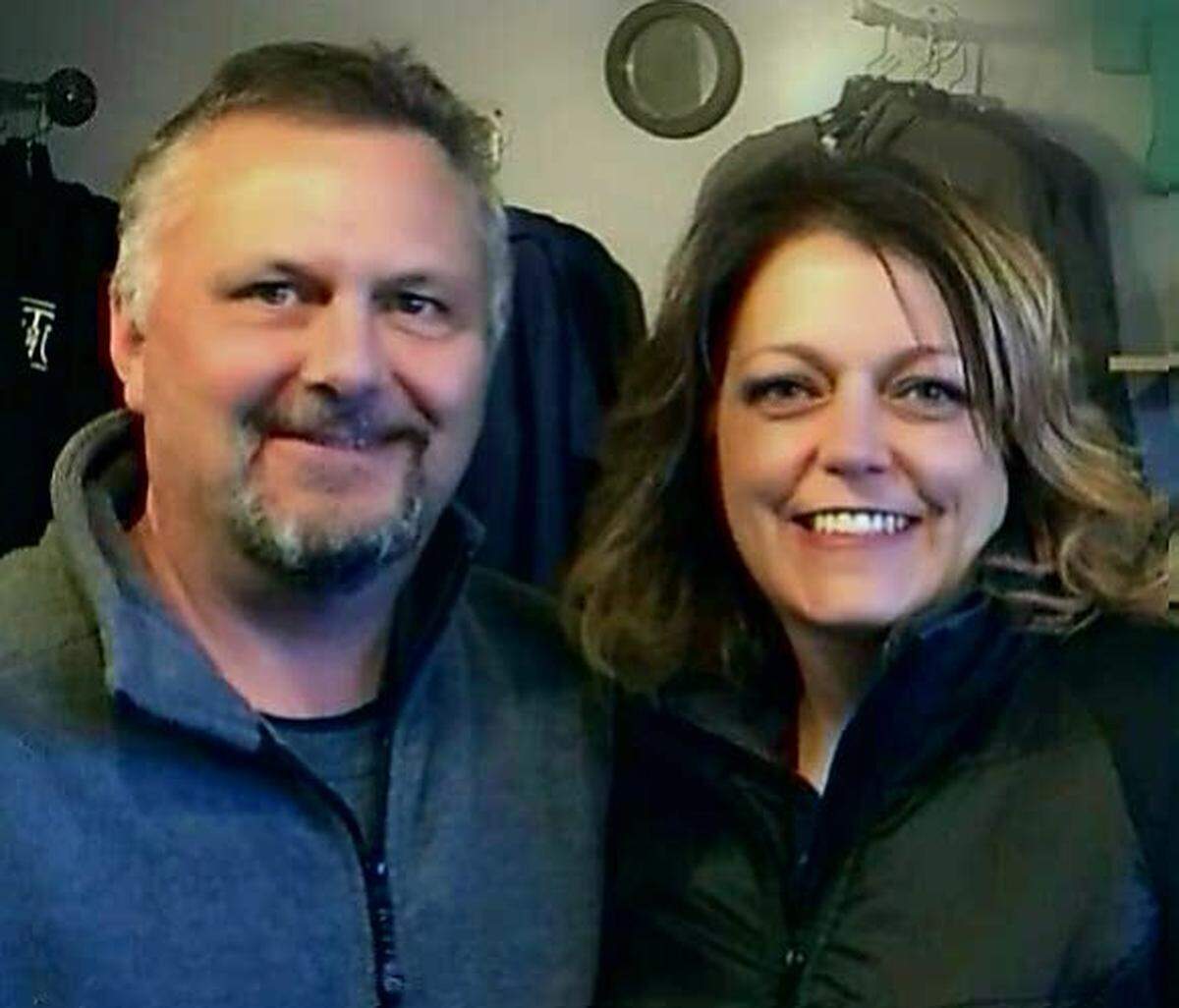 Pat Ringrose and his wife Gail, photographed in 2020.