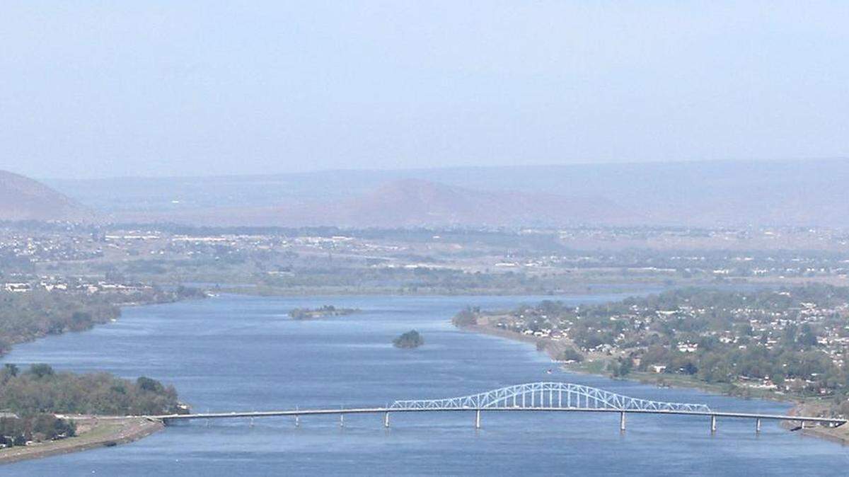 Aerial Columbia River