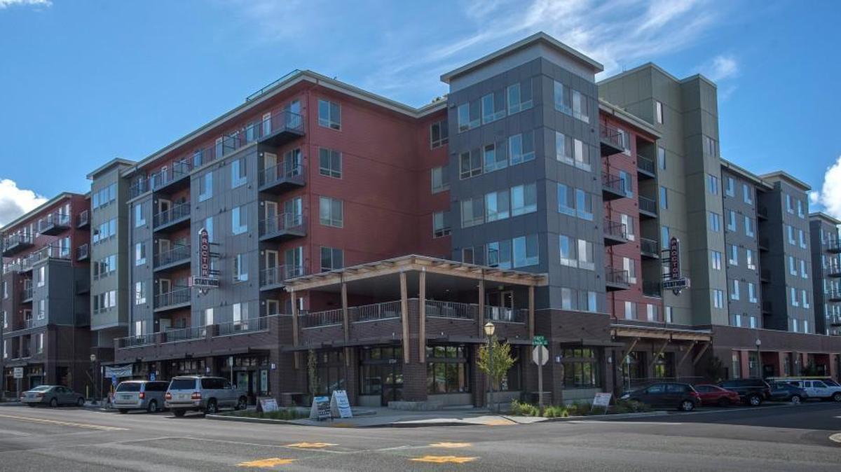 Proctor Station in the Proctor district in Tacoma in April.