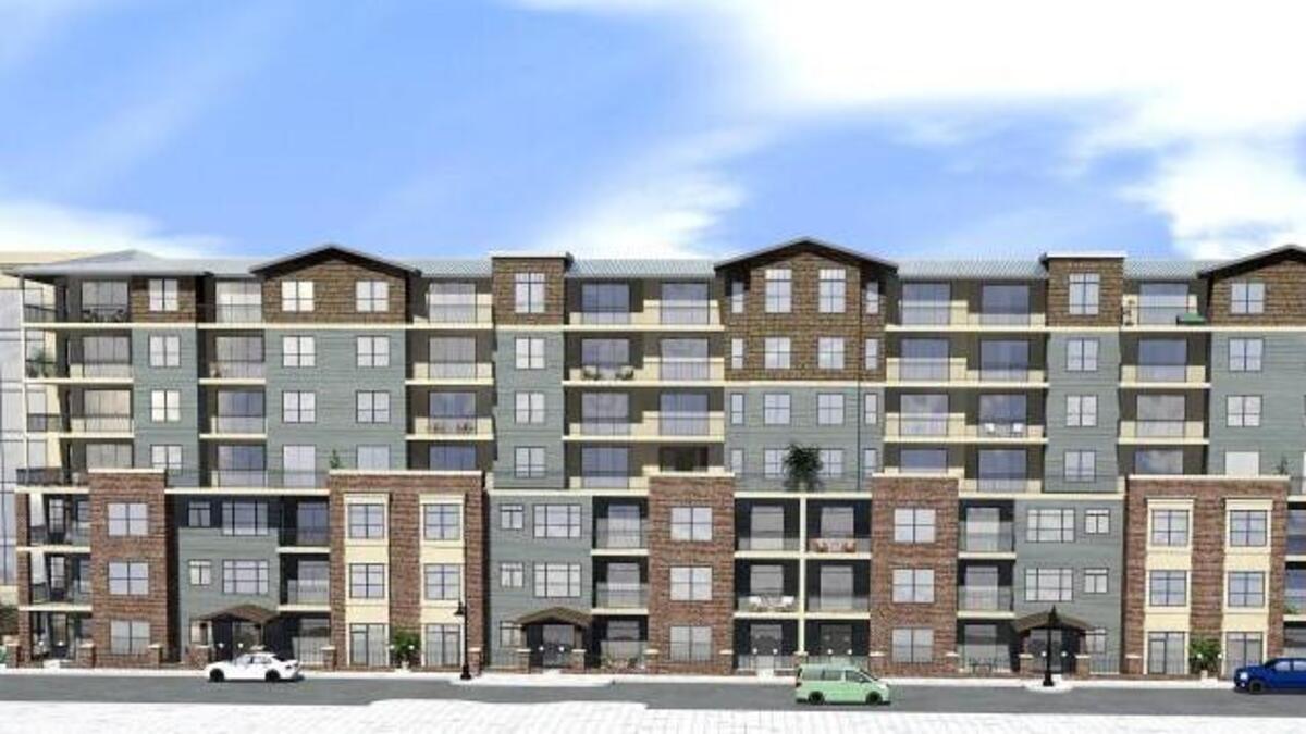 One of two buildings soon to be under construction at Point Ruston.