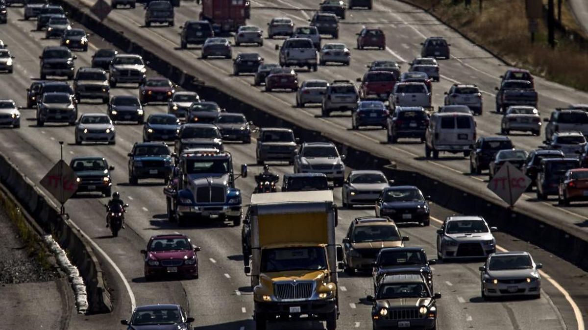 Congestion on Interstate 5 through Tacoma has grown noticeably heavier, lengthening commute times as the population grows.