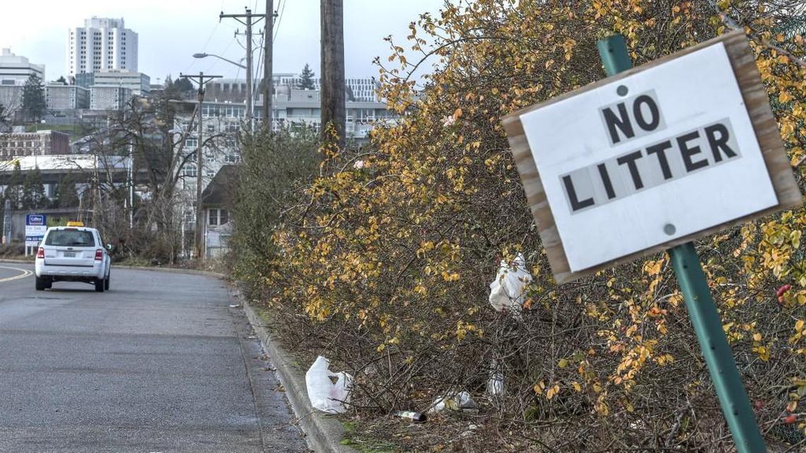 Thin plastic retail bags such as these will become a thing of the past next month for Tacoma.