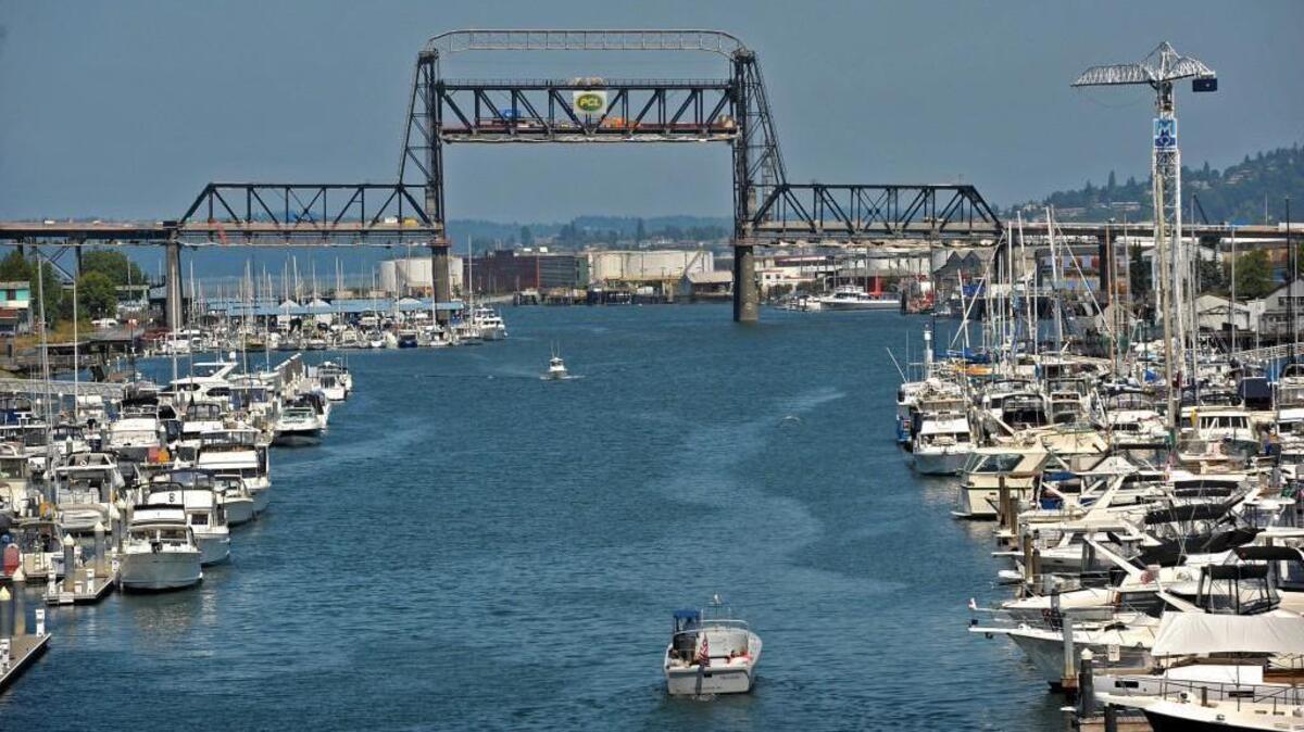 Anhydrous ammonia drained Wednesday evening into the Thea Foss Waterway, seen here in a 2012 file photo, according to the state Department of Ecology. The spill was not believed to be large, but state agencies will be monitoring the waterway for any lingering effects, an Ecology spokesman said Friday.