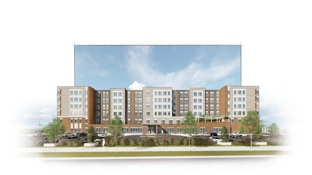 A rendering of GenCare Lifestyle’s development at Point Ruston, which could open by spring or summer of 2019. It will include more than 150 unit, a swimming pool, fitness center, common area, and theater, among other amenities.