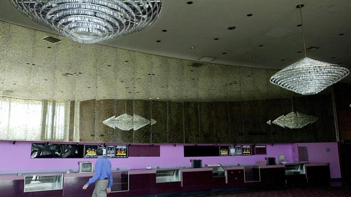 
The crystal chandeliers at the Tacoma Mall Theatre were imported from Belgium. They were sold off prior to the razing of the theater in 2002.
