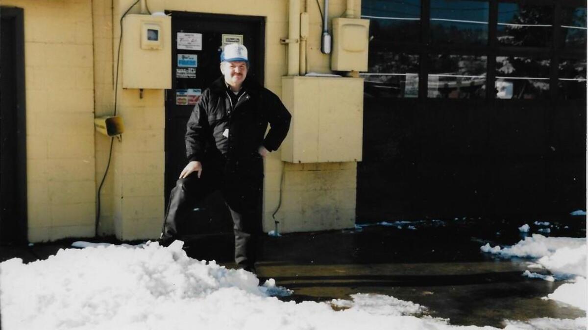 Torklift founder Jon Kay stands in front of Torklift Central in 1976. Kay passed away at age 76 on Feb. 2. Torklift Central was the first location, in Kent.