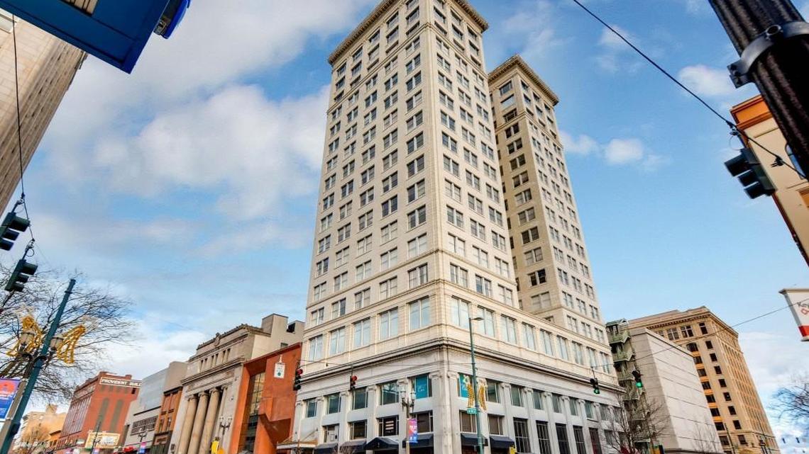 The historic Washington Building on Pacific Avenue was bought by Unico Properties last year. City code says the owners don’t have to provide parking, but the company plans to lease nearby lots for its residents.