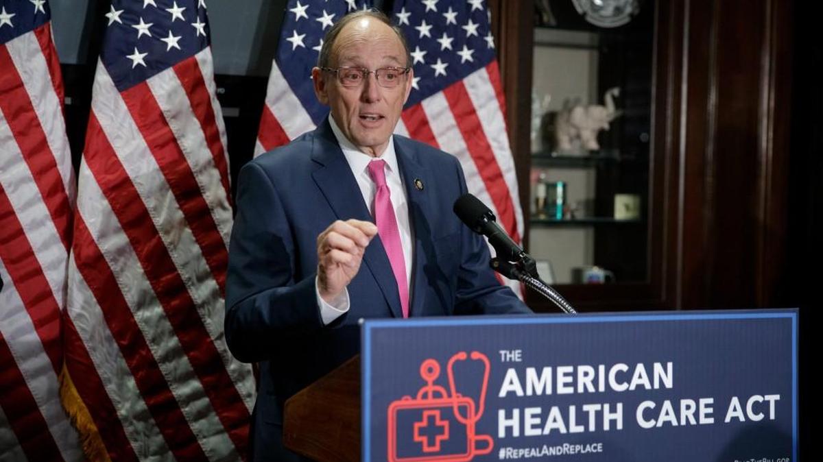 Rep. Phil Roe, R-Tenn., discusses a GOP health plan earlier this year. Roe says he is frustrated by partisanship that delivered a split vote in the House Veterans Affairs Committee on his Veterans Affairs health care reform bill.