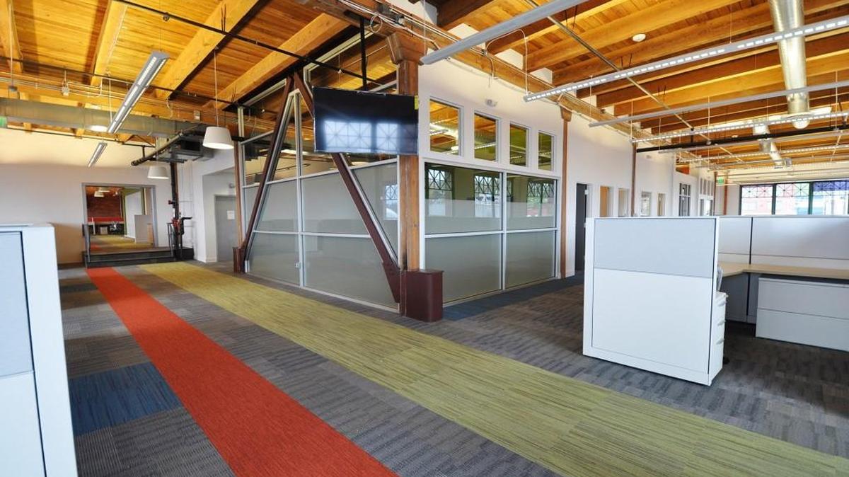 A view of the Tacoma Infoblox office on the sixth floor of the Horizon Pacific Center at South 21st Street and Pacific Avenue.