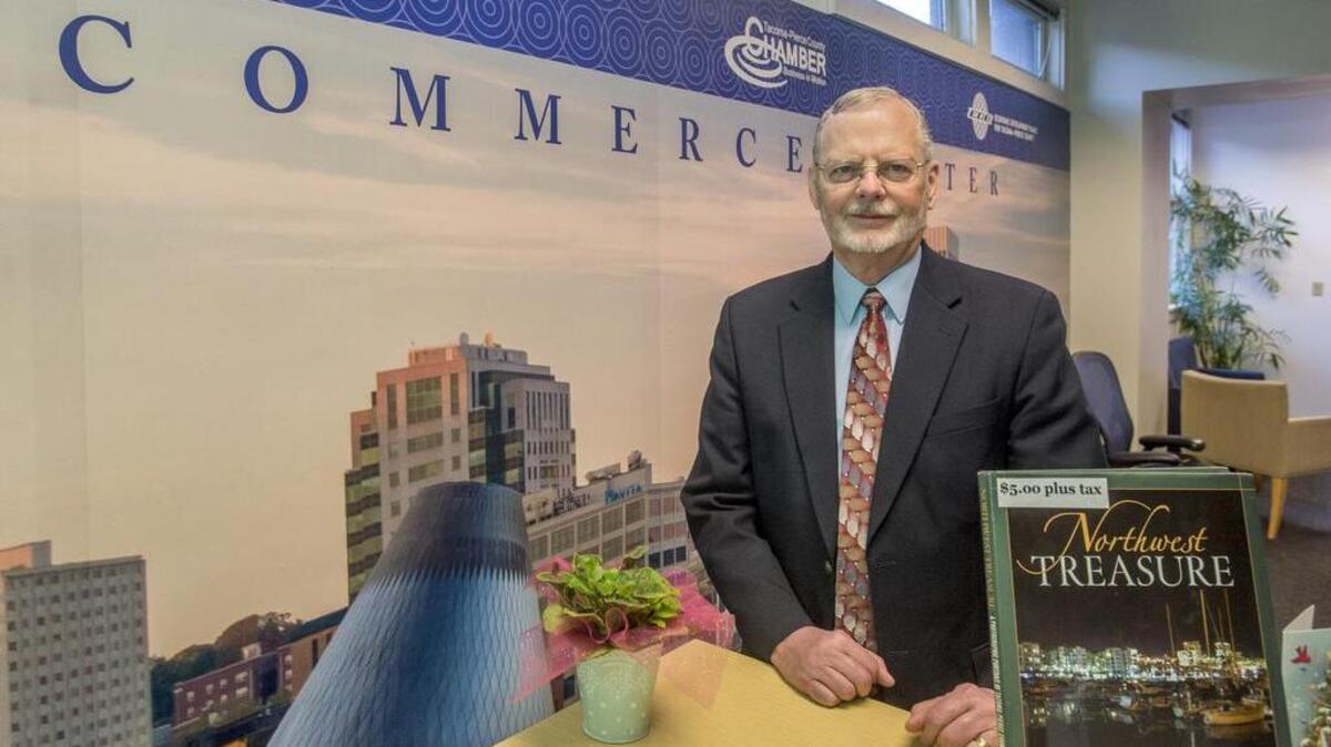 Gary Brackett, business and political manager at the Tacoma-Pierce County Chamber offices.