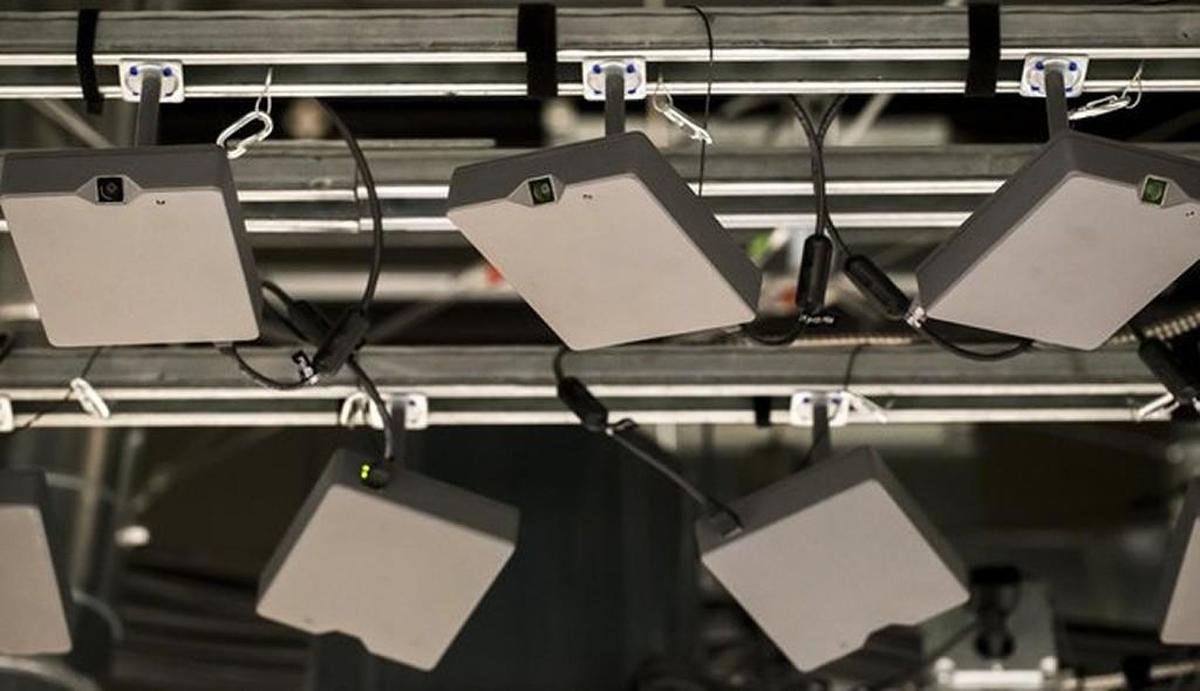 Cameras are mounted all along the Amazon Go store’s ceiling, watching customers and merchandise.