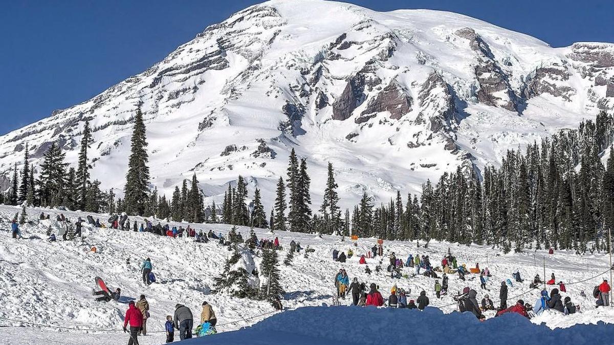 Mount Rainier accounted for slightly more than 10 percent of spending in Pierce County.