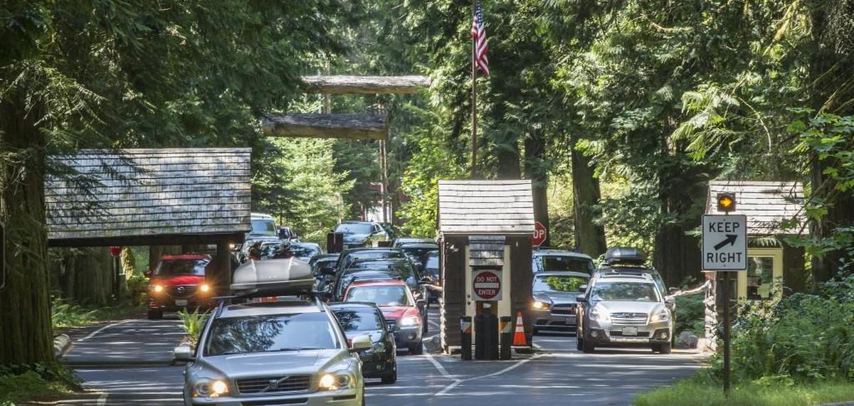 Traffic jams at the Nisqually entrance of Mount Rainier National Park during summer already are commonplace.