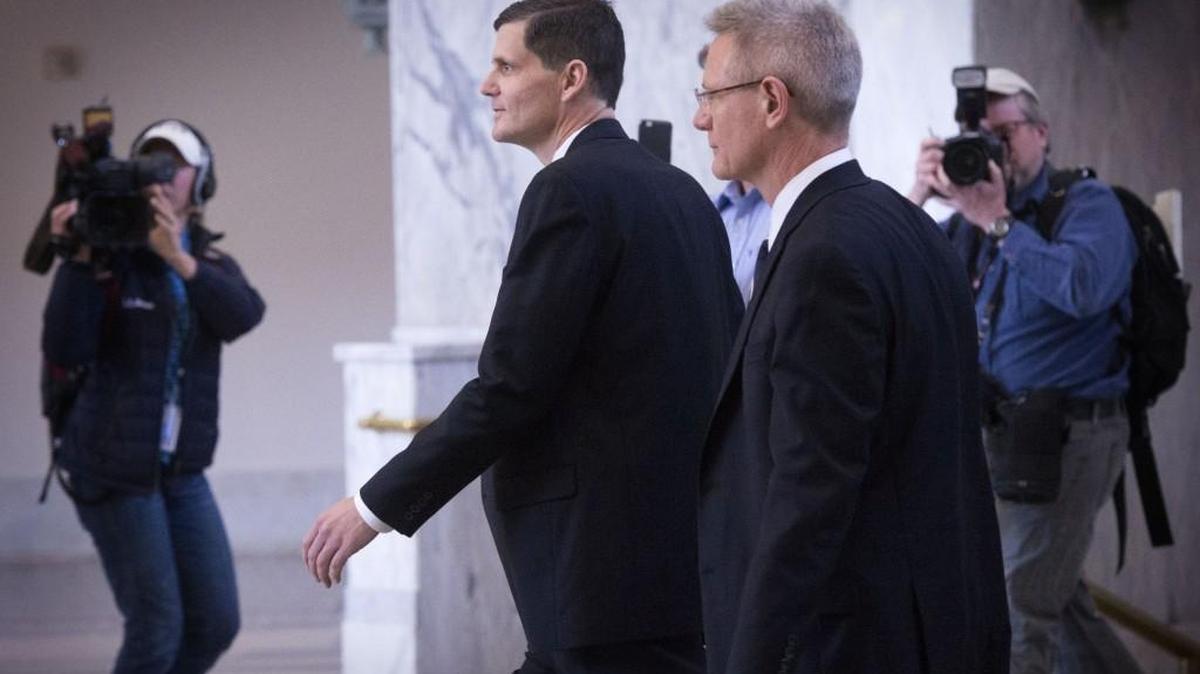 Washington state auditor Troy Kelley leaves the Federal Courthouse in Tacoma after being charged with 10 counts of criminal activity on Thursday, Apr. 16, 2015. Kelley kept stolen money, lied under oath and evaded taxes, are some of the charges.