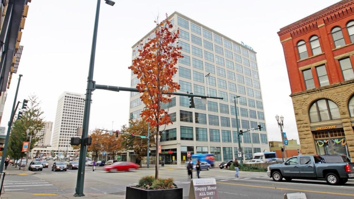 DAVITA, one of Tacoma’s largest employers, announced it plans to move the rest of its office workers, about 500 people, to Federal Way in about four years, once a new office building is built there. The company currently occupies all 10 floors of the Peter Sandberg Building at Pacific Avenue and South 15th Street. Dean J. Koepfler / Staff Photographer