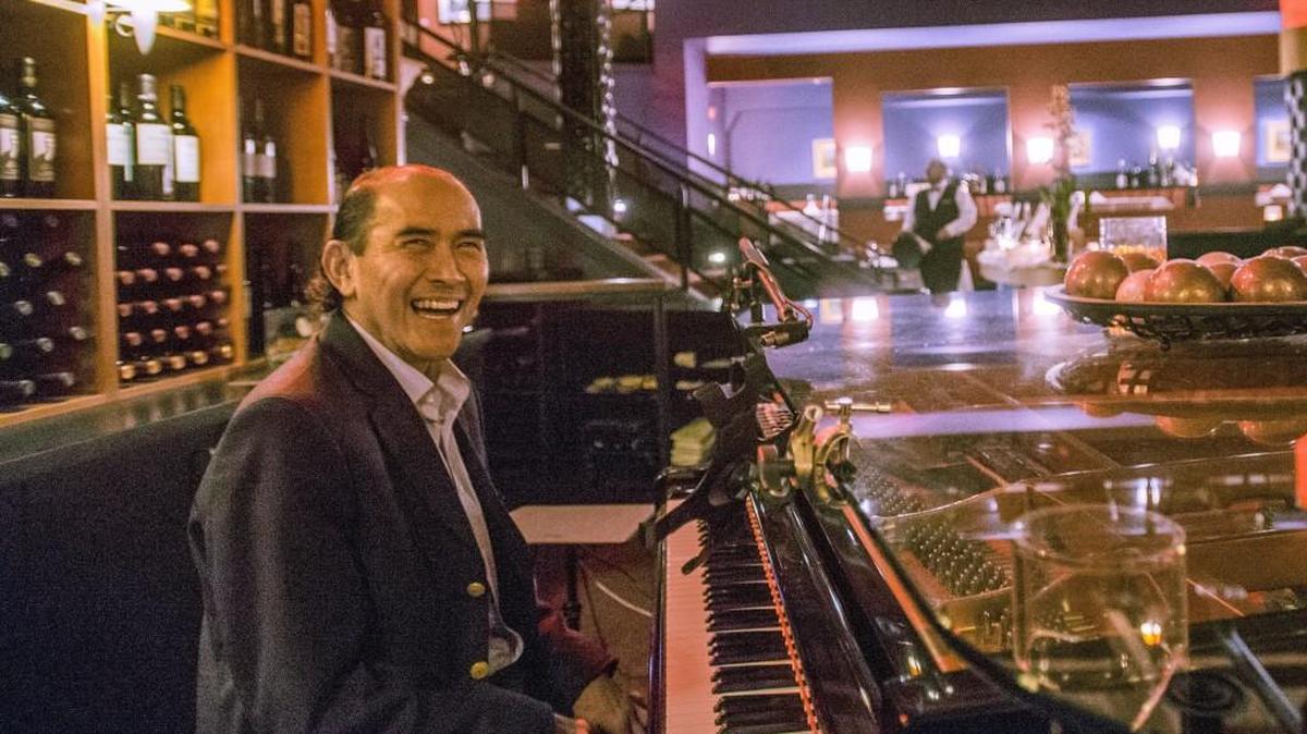 Juan Perez plays the piano in El Gaucho in downtown Tacoma, November 2015. He will be playing Saturday at the Tacoma Mall Nordstrom.