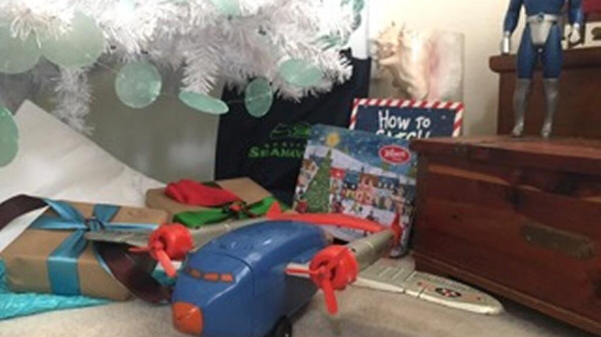 Thanks to a loving wife and eBay, the replacement for a son’s beloved toy is back under the Christmas tree, much to Mom’s relief.