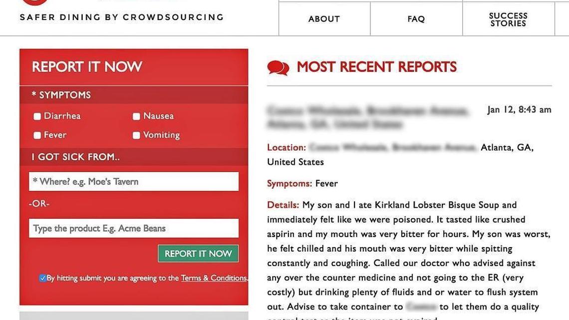 A screen shot of the website iwaspoisoned.com. The website alerted local media and the Tacoma-Pierce County Health Department to the recent food poisoning outbreak at the Melting Pot in Tacoma.