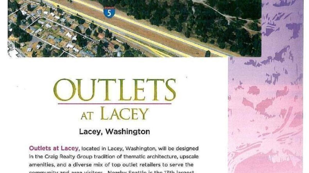 A new marketing effort to entice retailers to a long-awaited development in Lacey alarmed Jubilee resident Claudia Lewis about its potential impact on traffic.