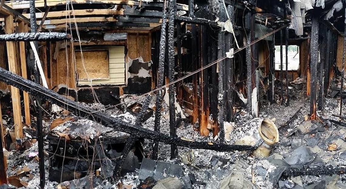 Karsyn Perez, Trinity Harrison and Matthew Wood saved eight children from death after this house caught fire on April 15, 2017.