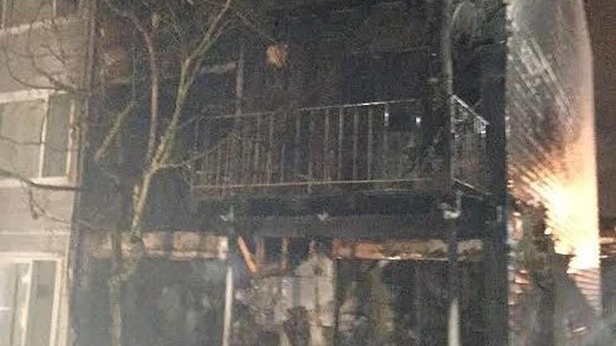 Three units were damaged at Lakeside Landing apartments on Tuesday night.