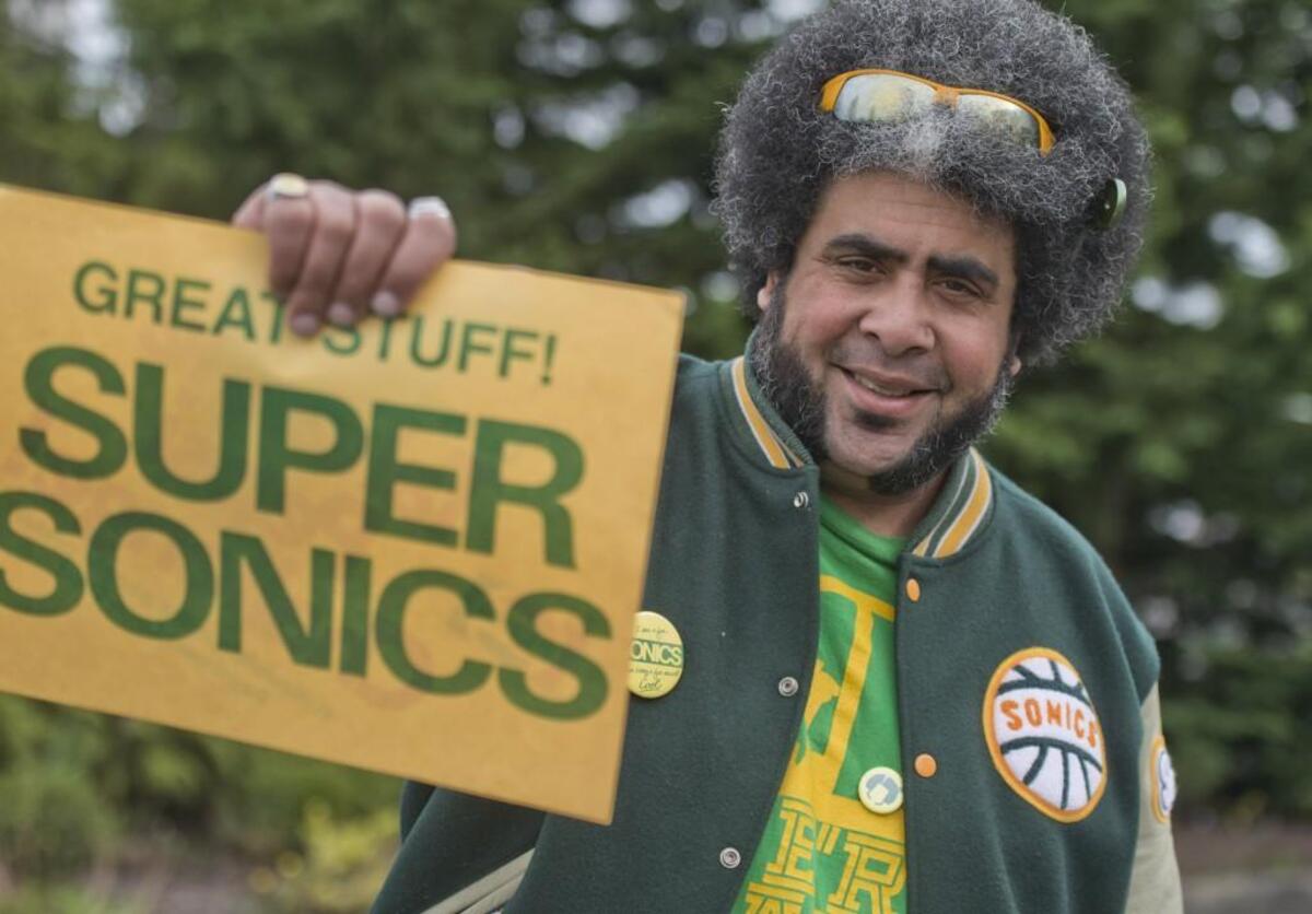 Kris Brannon – aka Sonics Guy – was a familiar face around Tacoma. He was featured in a movie on Seattle’s NBA that showed at the Seattle International Film Festival.