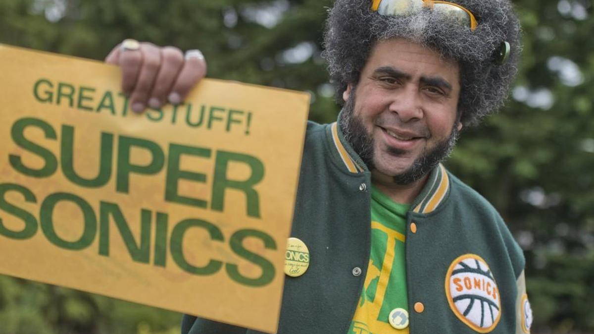 Kris Brannon – aka Sonics Guy – was a familiar face around Tacoma. He was featured in a movie on Seattle’s NBA team that showed at the Seattle International Film Festival.