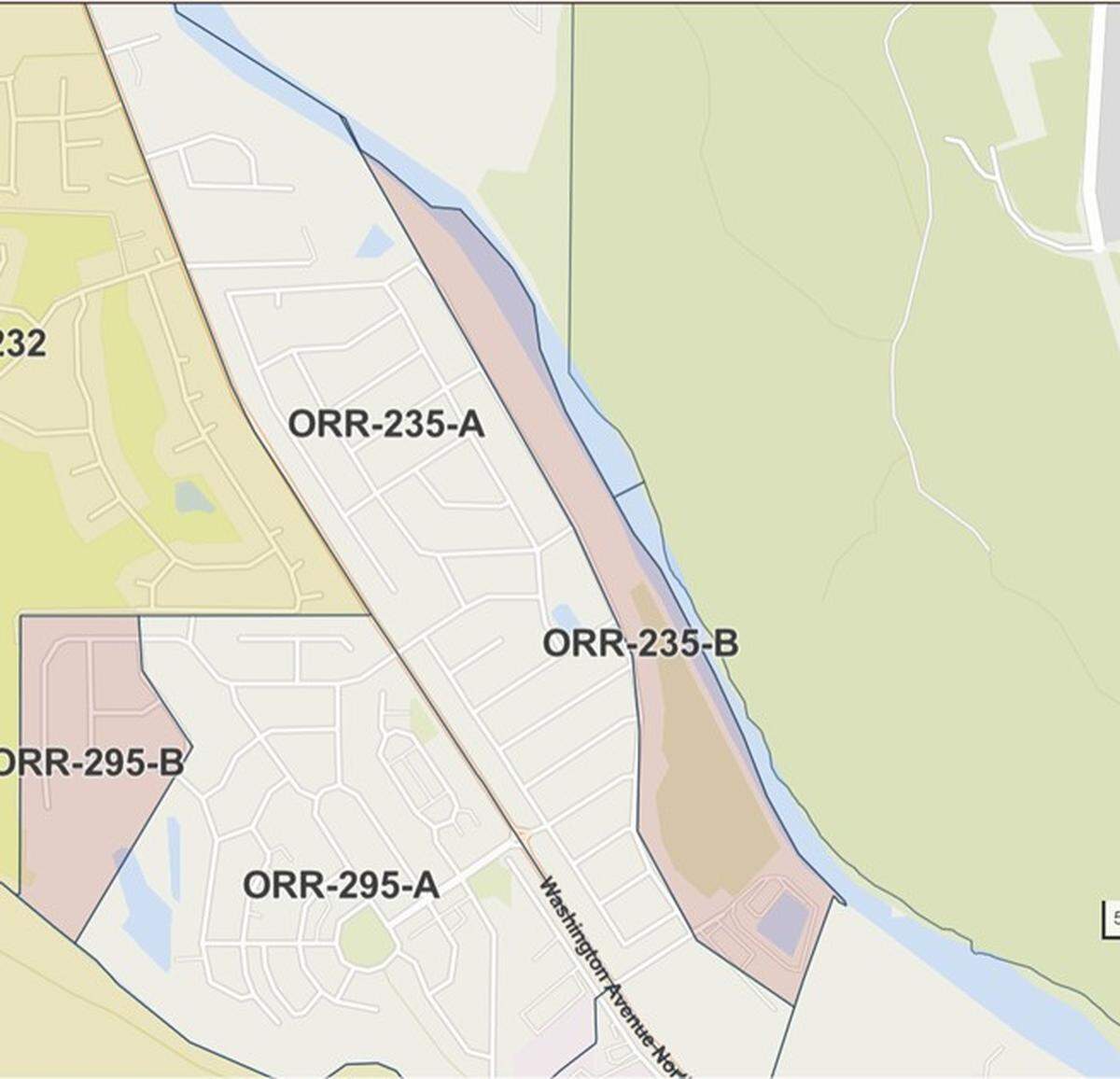 The City of Orting posted this map of the evacuation area about 11:30 a.m. Dec. 11, 2025.