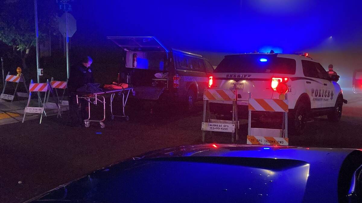Pierce County Sheriff’s deputies responded to a shooting in Midland Saturday, Jan. 22, that killed one man and injured three others. (Pierce County Sheriff’s Department_