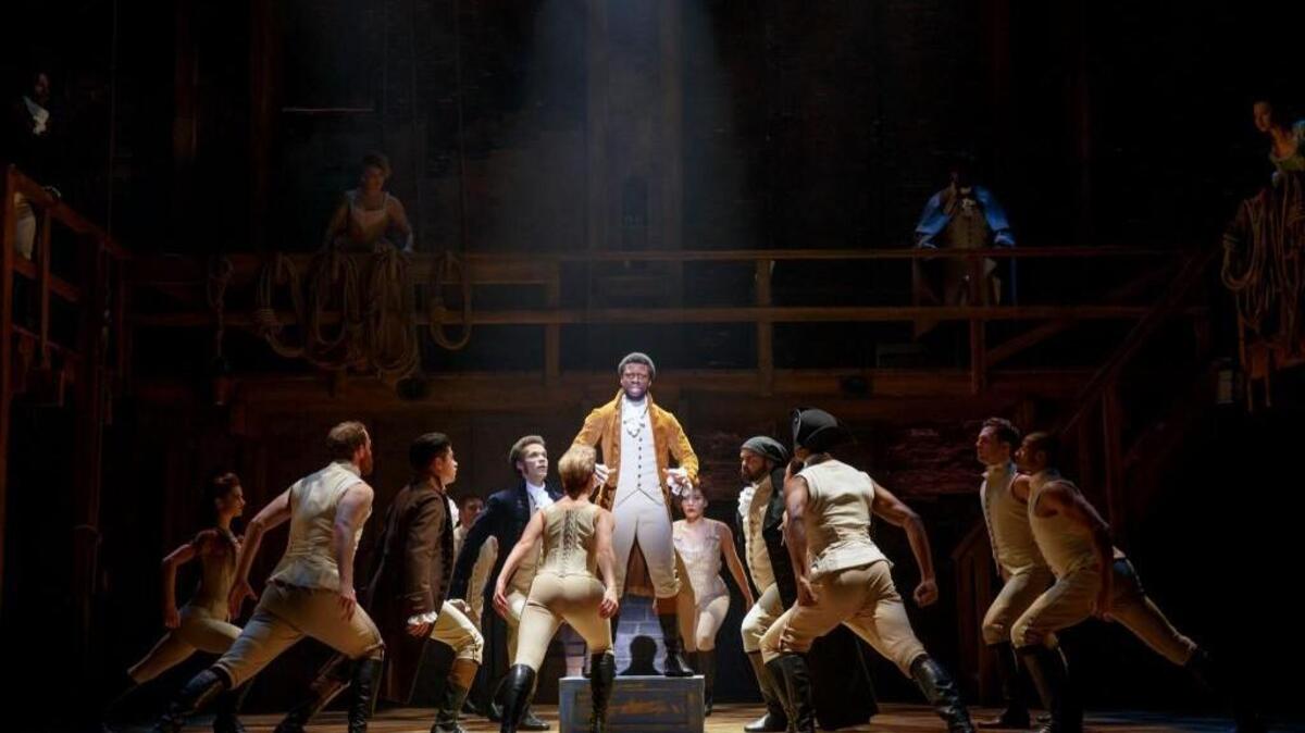 The touring cast of “Hamilton” will perform the Tony Award-winning musical starting next month at the Paramount Theatre in Seattle.