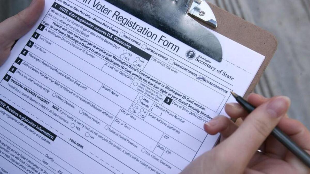 FILE PHOTO: Friday is the deadline for mail-in and online voter registration for those who want to participate in the Aug. 2 primary.