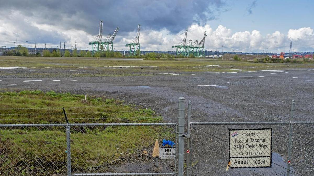 This Port of Tacoma property between the Blair and Hylebos Waterways was proposed as the site for a methanol plant. Now the port is looking for another use for the site.