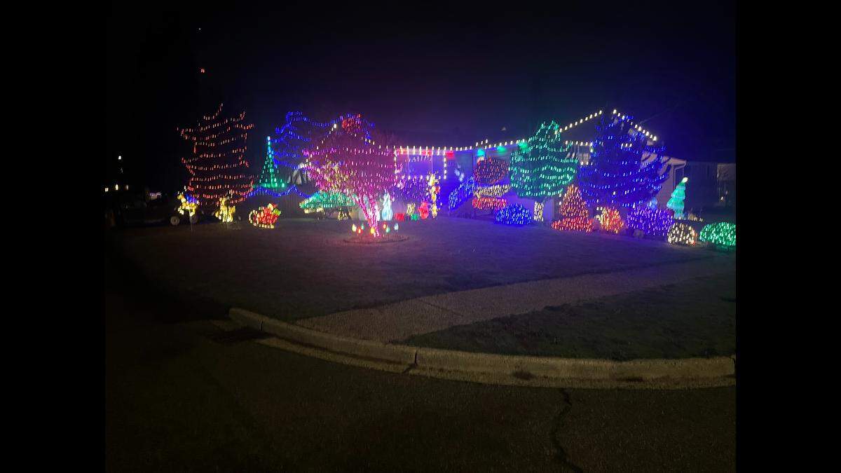 A home on North Villard Street in Tacoma is decked out for the holidays.