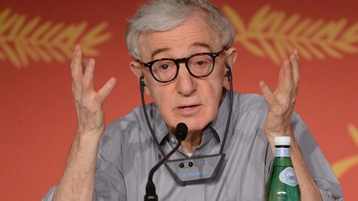 Woody Allen speaks at the "Cafe Society" press conference as part of the 69th Cannes Film Festival in Cannes, France, in 2016. An Allen play is being pulled from the Bainbridge Performing Arts’ 2017-18 lineup after the director’s controversial comments on sexual harassment allegations against Hollywood executive Harvey Weinstein.