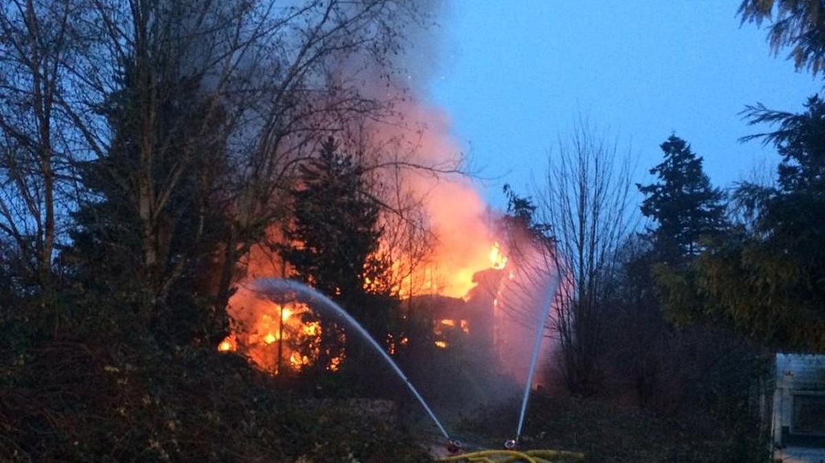 This Auburn home was a complete loss after a fire Sunday morning, according to the Valley Regional Fire Authority.