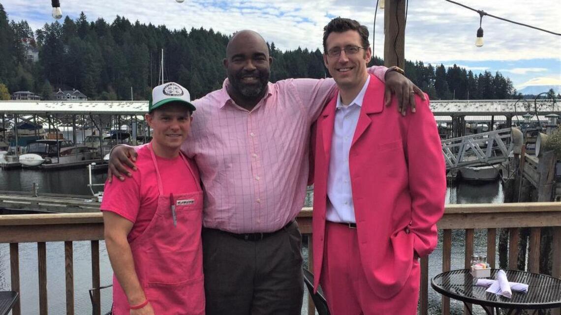 NetShed No. 9 chef proudly wears pink this month