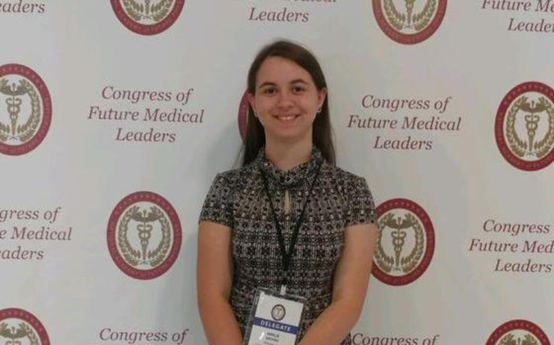 Peninsula High student attends prestigious congress for medical leaders