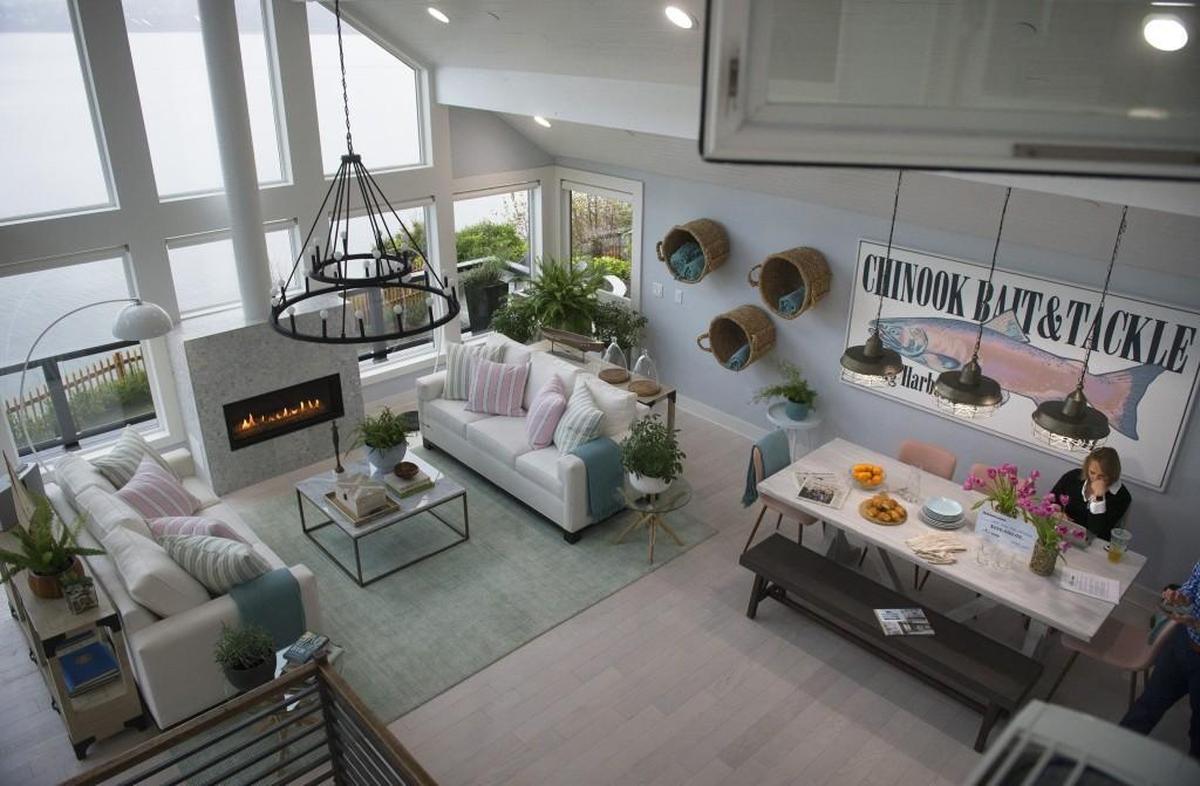 The main living room of the HGTV Dream Home in Gig Harbor.