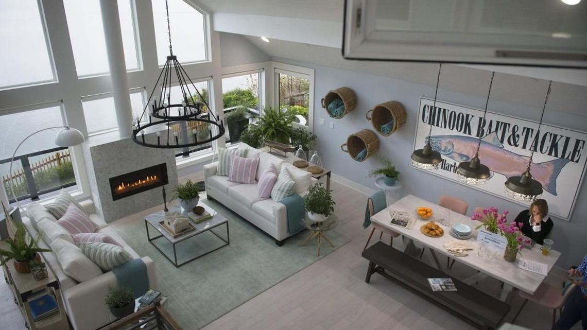 The main living room of the HGTV Dream Home in Gig Harbor.