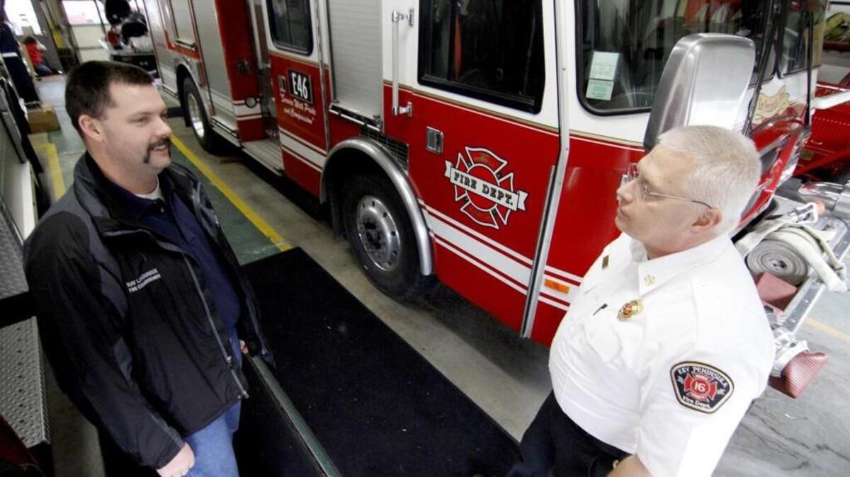 The Key Peninsula Fire Department is updating its purchasing practices after receiving a management letter from the Washington State Auditor’s Office. Fire Chief Guy Allen, right, pictured here with Fire Commissioner Ray Lamoureux, said his desire for transparency is what prompted him to release the results of the audit in his weekly update on the department’s Facebook page.