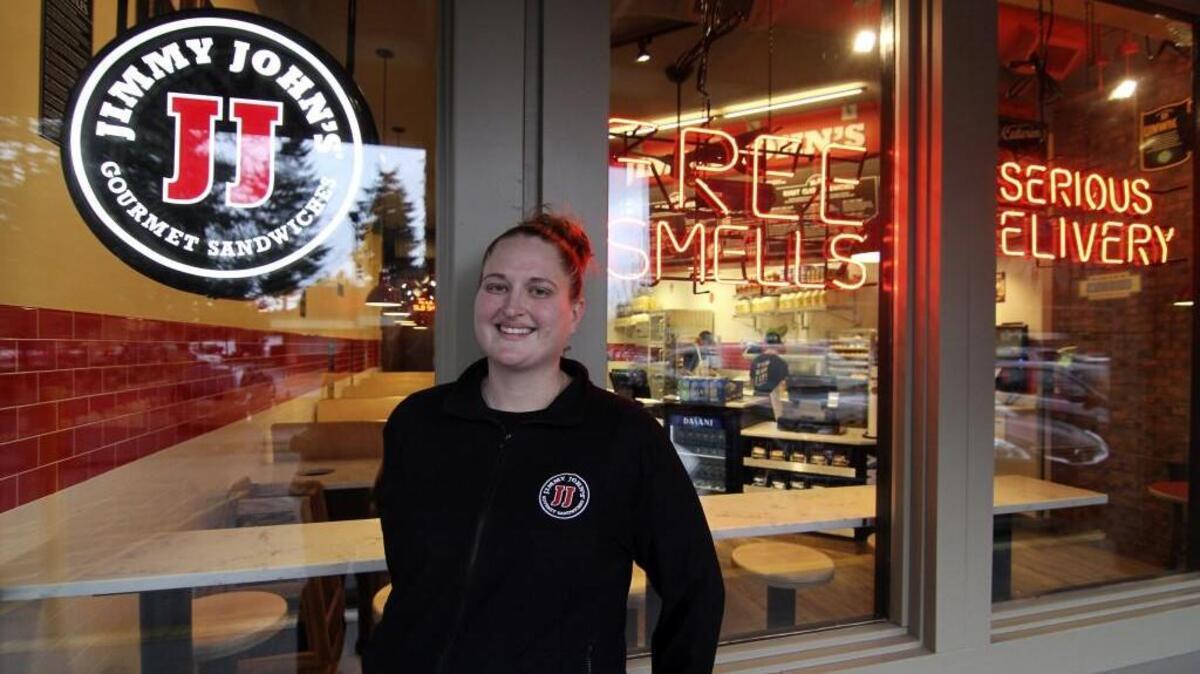 Angie Daniels is the owner of the new Gig Harbor Jimmy John’s restaurant on Point Fosdick Drive.