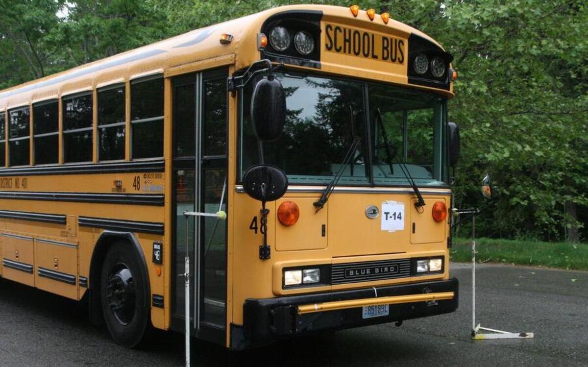 The Diminishing Clearance competition tested if drivers could squeeze their busses through tight spaces without touching anything.