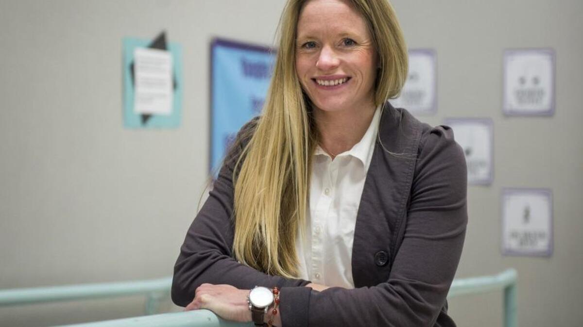 Lillian Page, dean of students at Vaughn Elementary, received the district’s Ellen Fay Award.