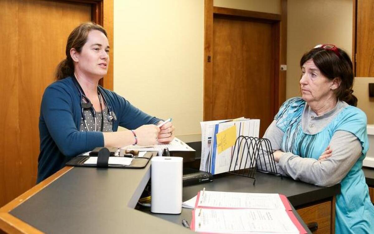 Dr. Jaime Payne, left, grew up in Gig Harbor. Now she practices medicine in Tacoma and volunteers at the Key Free Clinic in Lakebay to serve those in need.