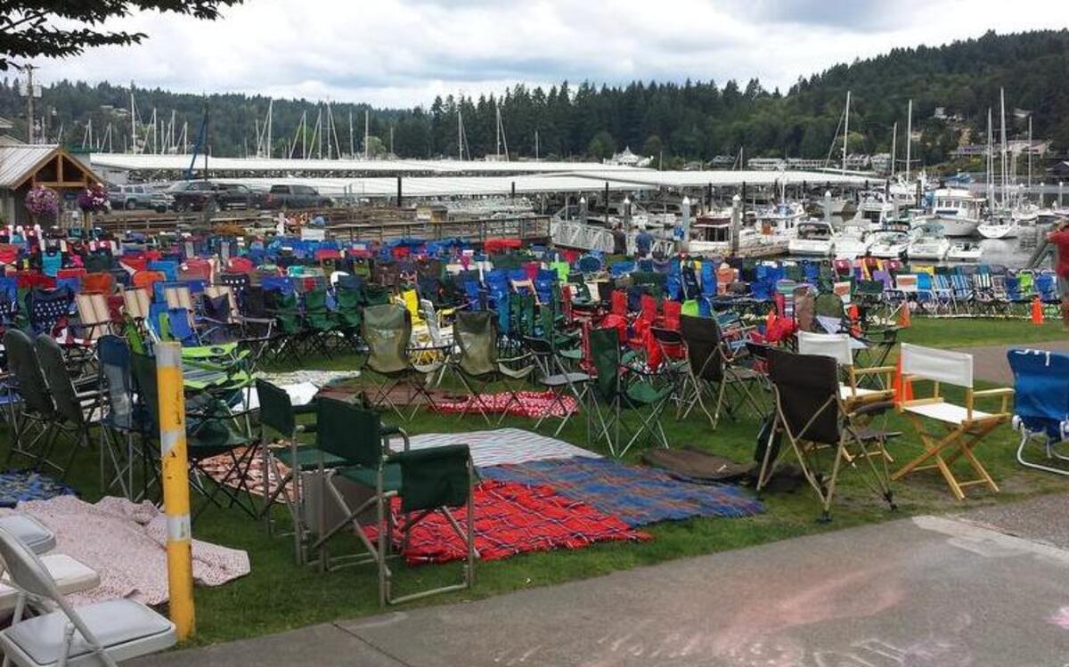 
Chairs and towels to reserve spots filled Skansie Brothers Park on July 21 a couple hours prior to the Beatniks taking the stage, part of the Summer Sounds at Skansie series. It was the most-attended concert of the year.
