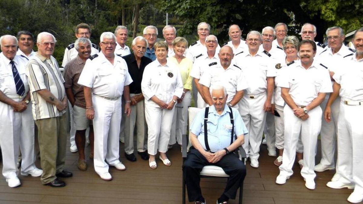 
Previous Commodores of the Fox Island Yacht Club, 25 in attendance, gathered Saturday to celebrate the club’s history at the 50th anniversary celebration.
