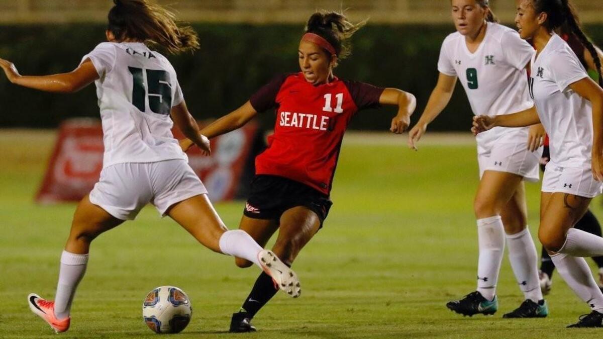 Gig Harbor High School grad Leahi Manthei has been an impact player at Seattle University.